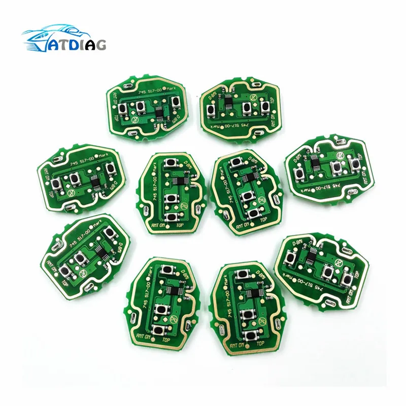 

5pcs/lot Keyless Entry EWS Remote Control Circuit Board 3 Button 315MHZ/433 for BMW E46 high quality