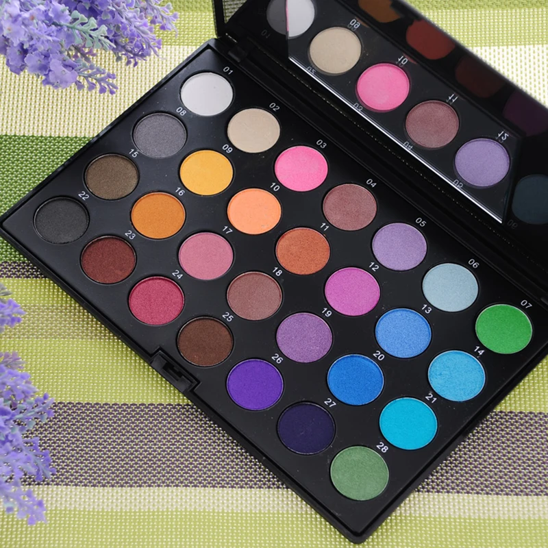 

28Color Shimmer Pearl EyeShadow Multicolor Palette For Women Cosmetics Natural Light and soft Make Up Tool Free Shipping I021