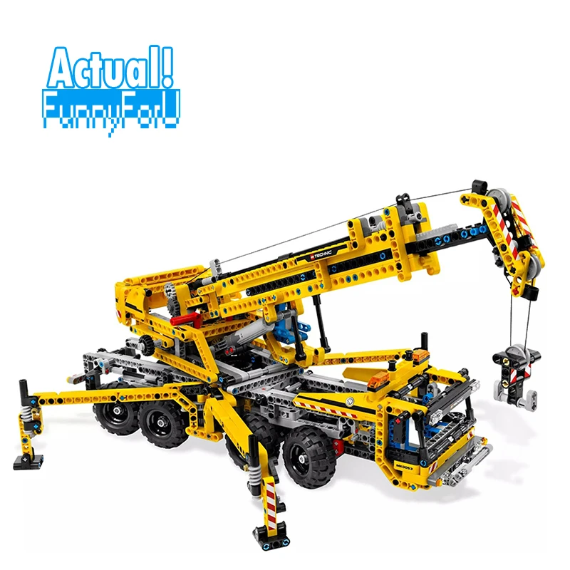 

LEPIN 20040 Mobile Crane Technic Model Building Blocks Bricks Toys DIY For Kids Model 1392PCS Compatible with legoINGly 8053