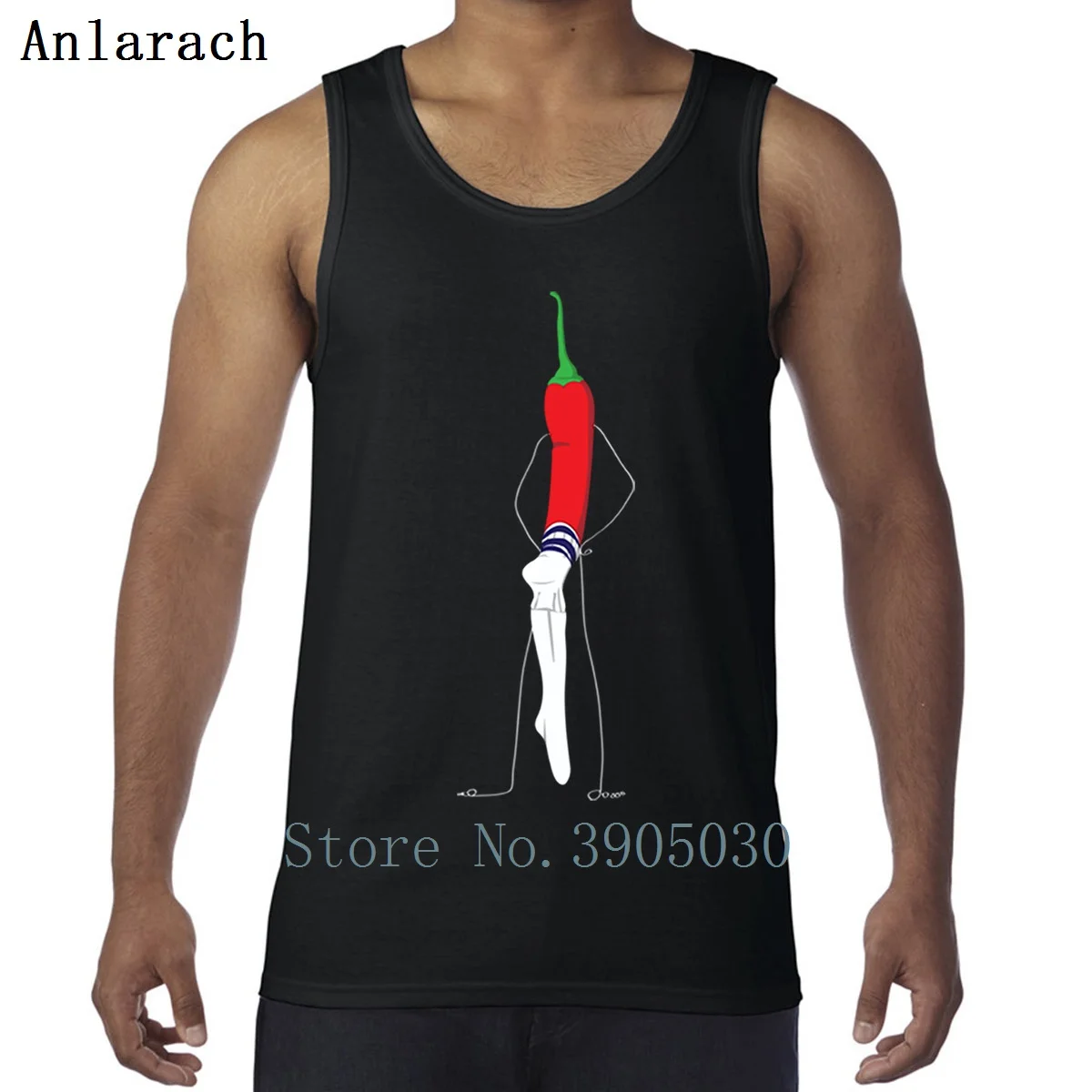 Red Hot Chili Pepper In Your Sock Vest Summer Style Gift Newest Singlets Tank Top Men Customized 