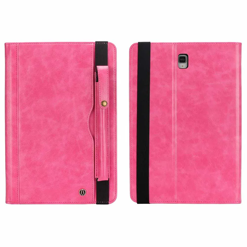 Case for Samsung Galaxy Tab S4 10.5 inch SM-T830 T835 With Pencil Holder Leather Flip Case Card Slot Smart Cover Sleep Awake Up (112)