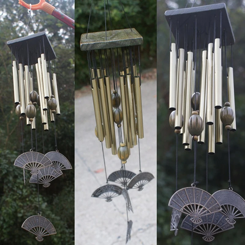 

Amazing Wind Chimes Bells Copper 12 Tubes Windchime Outdoor Garden Home Decor