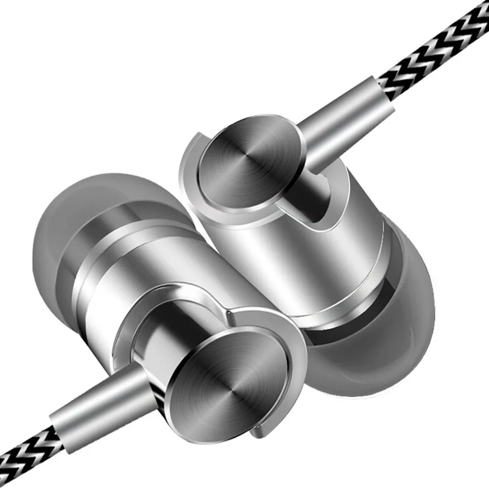 

#20/ Headphones Yellow Universal 3.5mm In-Ear Stereo Earbuds Earphone With Mic For Cell Phone Wired Earbuds Earphone 0.8