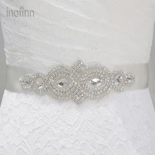 Inofinn WHM7 Кристалл Стразы вечернее платье Аксессуары свадебные пояса, пояс невесты свадебные ленты Пояски