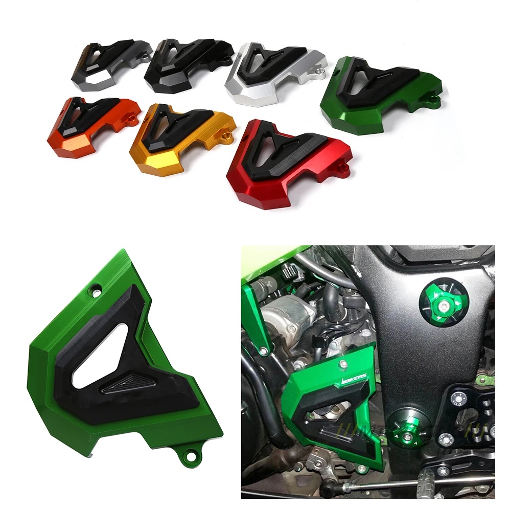 Для Kawasaki Ninja 250 Z250 250R 300 Z300 300R Мотоцикл левый двигатель передняя Звездочка защитная