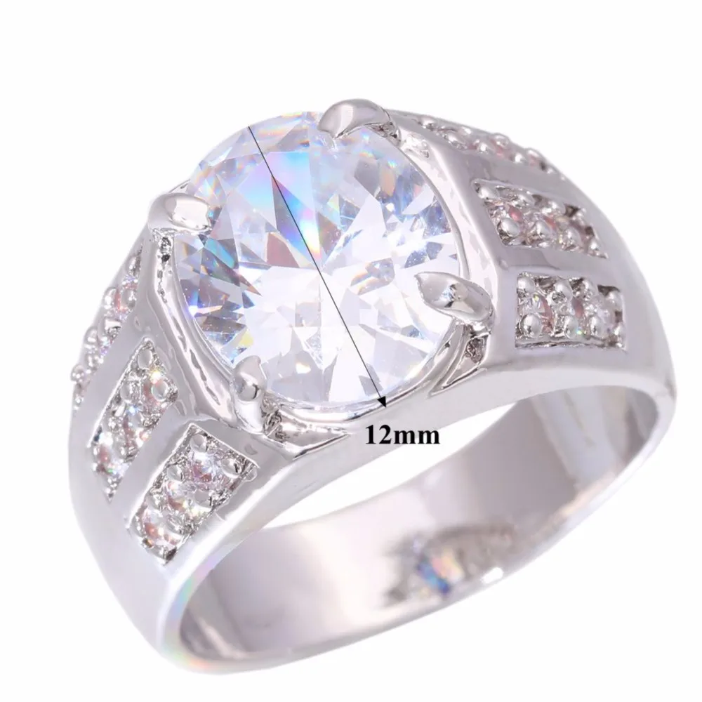 CiNily Multigem Cubic Zirconia Silver Plated Wholesale Hot Sell Jewelry for Women Wedding Party Ring Size 5-7 NJ10904-06