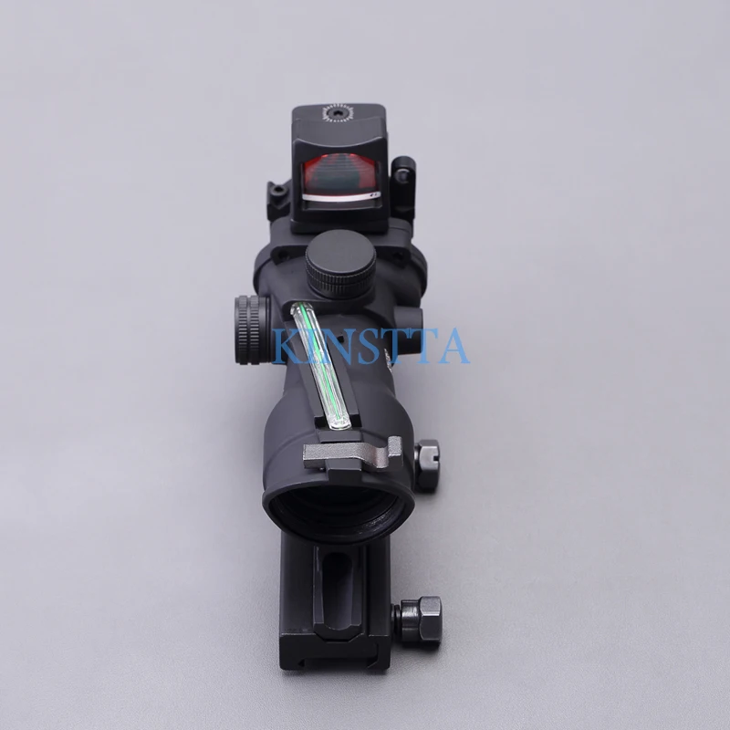 KINSTTA Военная линза для винтовки стиль ACOG 4X32 источник из настоящего Красного