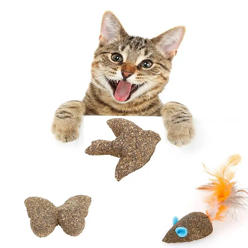 Home Pat Cats Catnip Toys 1pc Kit Pet Chew Bite Toy Kitten Interactive
