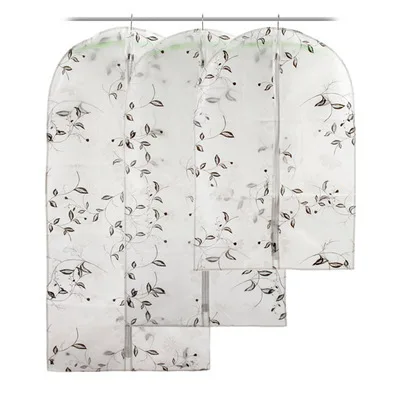 1 قطع خزانة معطف الملابس الملابس البدلة اللباس حقيبة الغبار غطاء الملابس معلقة أكياس تخزين الملابس منظم حامي القضية