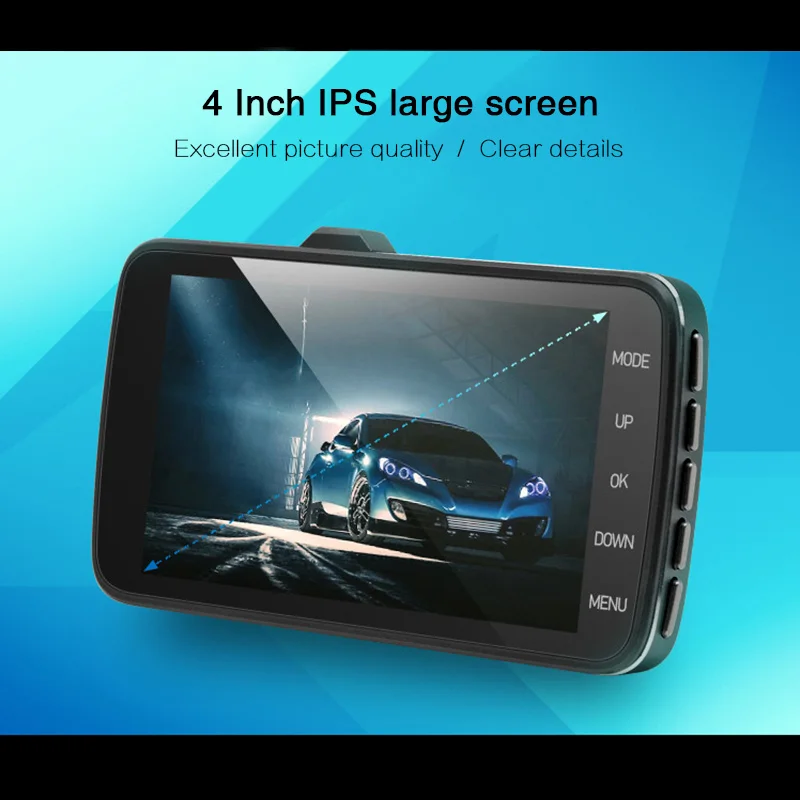 Dashcam Full HD 1920x1080 видеорегистратор для автомобиля камера Автомобильная камера рекордер Видео рекордер камера заднего вида видеорегистратор для автомобиля