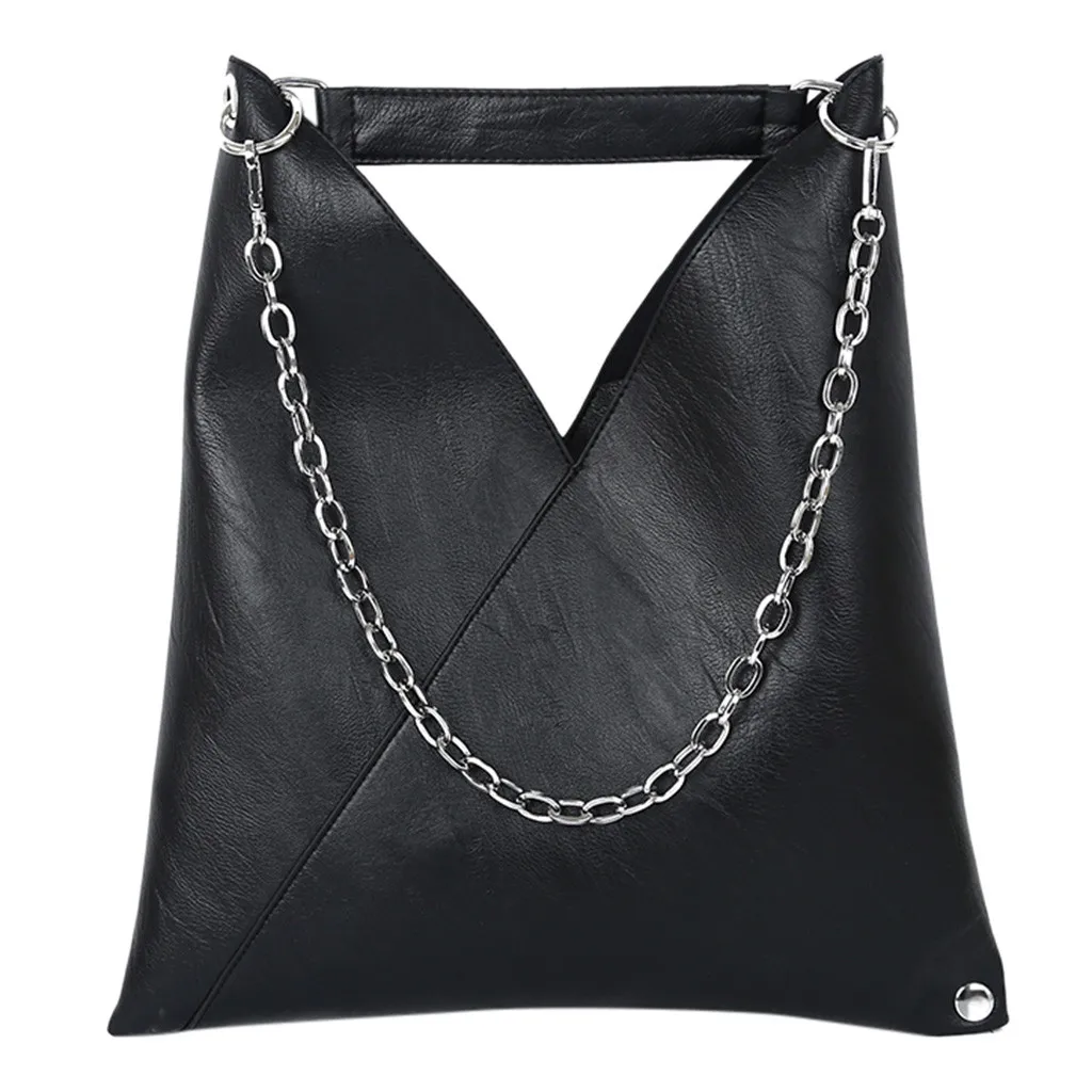 Черный bolsos mujer de marca famosa женская новая простая сумка ретро сумка-мессенджер с цепочкой модная сумка#4