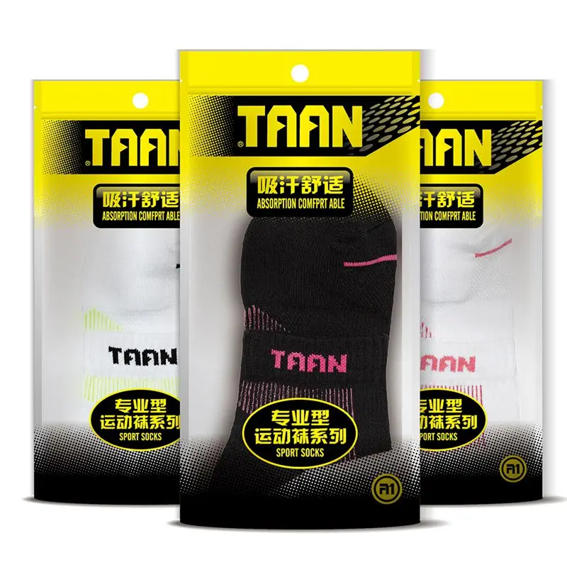 1 пара TAAN женские спортивные носки для бадминтона теннисные Спортивные носки T-128