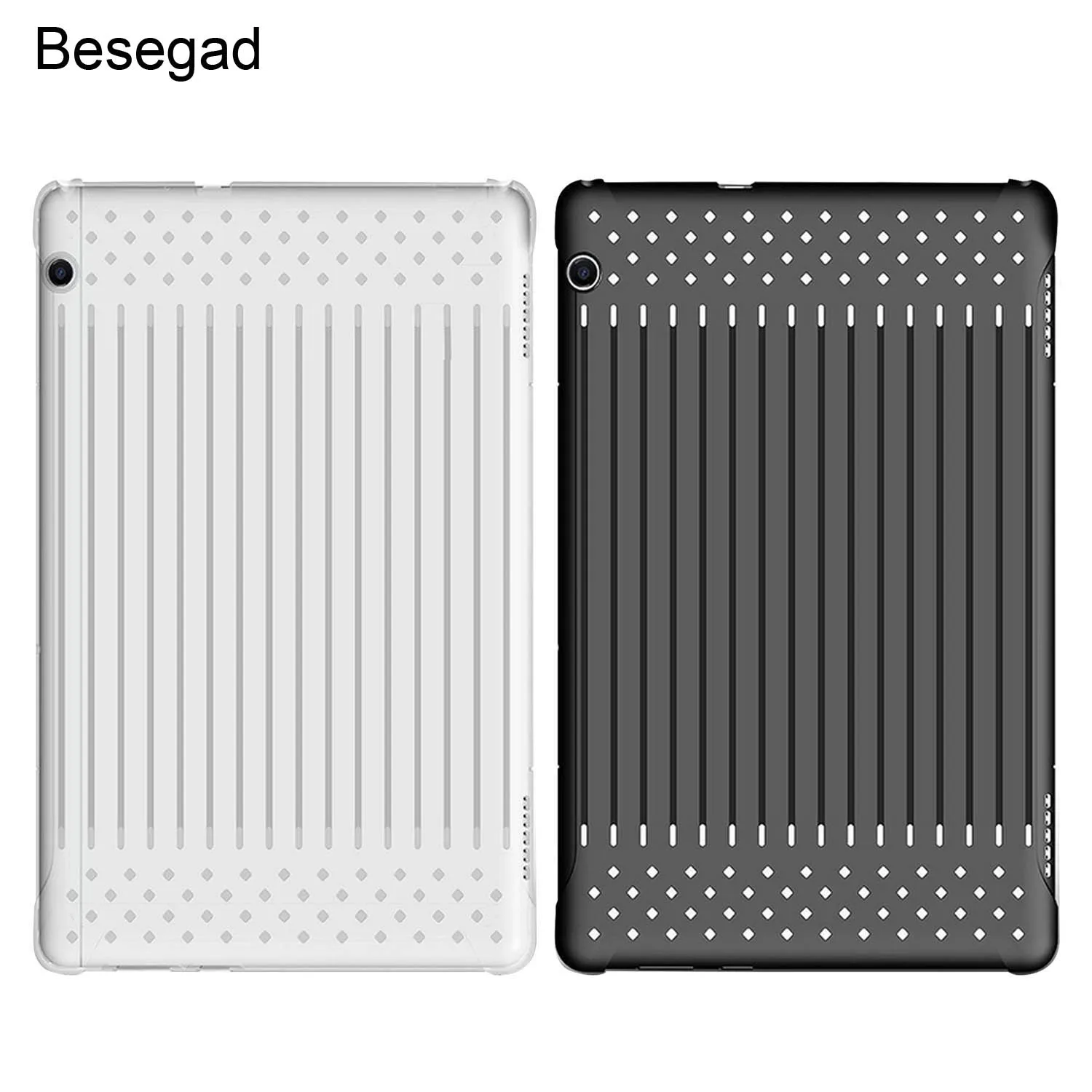 

Besegad Ultra-Thin Tablet Soft TPU Protective Case Shell Skin Cover Protector for Huawei MediaPad T5 Media Pad 10.1 Inch Gadgets