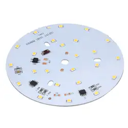 Теплые белые светодиоды открытого монтажа 2835 Светодиодный потолочный светильник алюминиевая Базовая плита AC бесплатная Drive светодиодный
