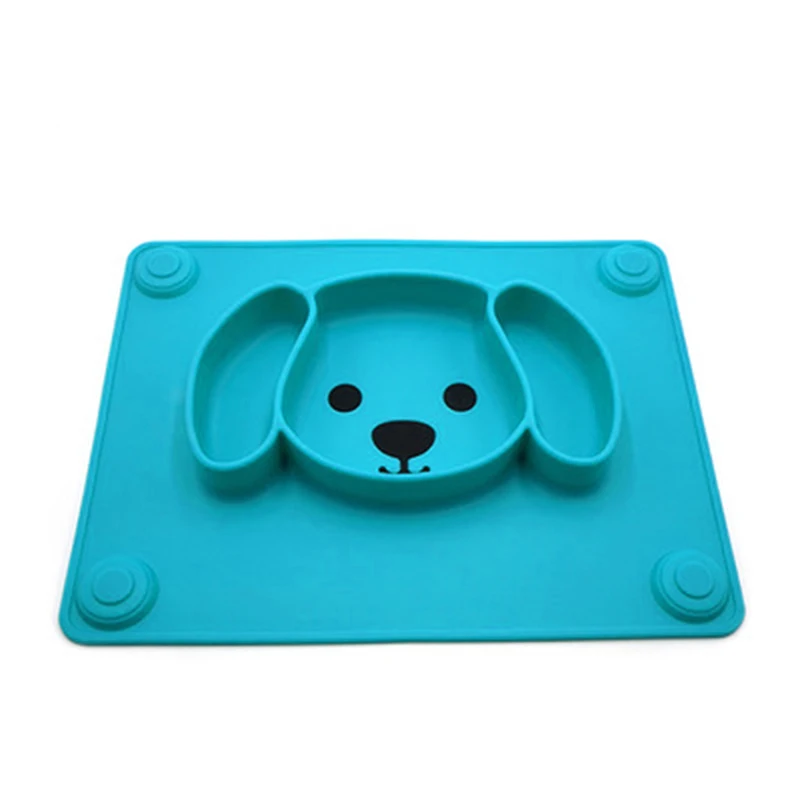 Qshare Baby Plate Tableware Children Food Feeding Container Placemat Baby Dishes Infant Feeding Silicone Suction Bowl for Kids Qshare Baby Plate Tableware Children Food Feeding Container Placemat Baby Dishes Infant Feeding Silicone Suction Bowl for Kids