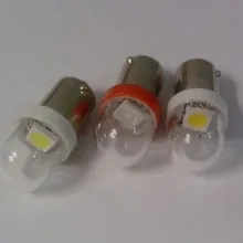 Ba9s#44#47 1 SMD 5050, светодиодные лампы dc 6.3 В для пинбола с крышкой ясно игровой автомат 6 В