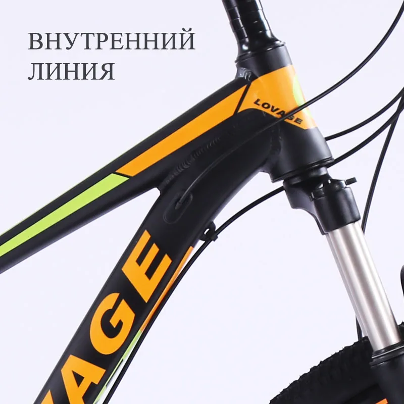wolf's fang Mountain bike Bicycle Fat Road Bikes bmx 21 speed Aluminum Alloy 27.5 inch Man Women's mtb bmx bike Free shipping
