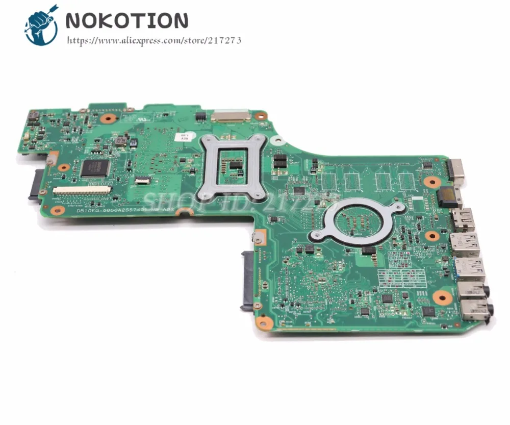 NOKOTION для Toshiba Satellite C50 C50-A Материнская плата ноутбука V000325010 DB10FG-6050A2557401-MB-A02 HM76 DDR3 GT710M видео карты