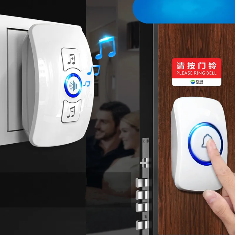 Беспроводные дверные звонки Home 150 м 32 Мелодия звонка на выбор|wireless doorbell|button doorbelldoor