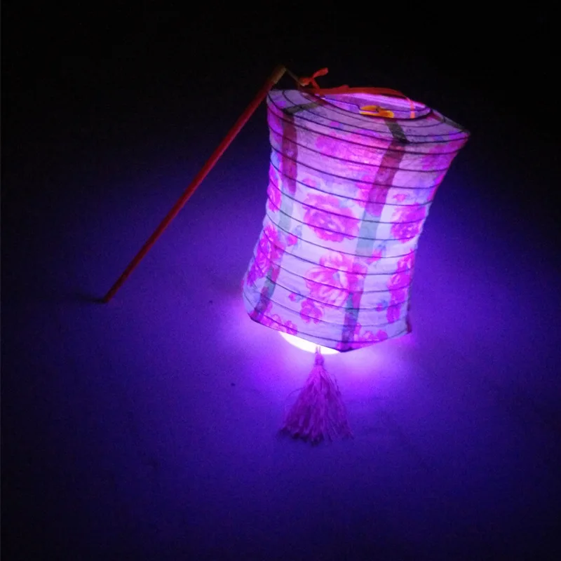 FUNNYBUNNY портативный полый бумажный фонарь светодиодный свет шестиугольный бумажный праздничные фонари небольшие подарки
