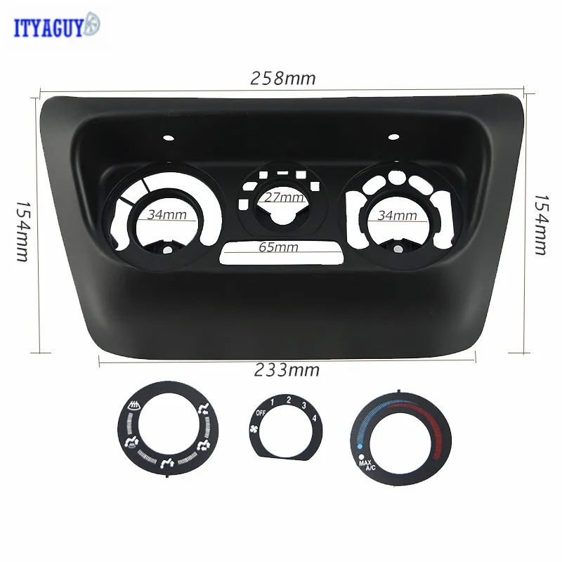 Car styling AC Control Frame Panel for Mitsubishi Lancer IX 2006 Center