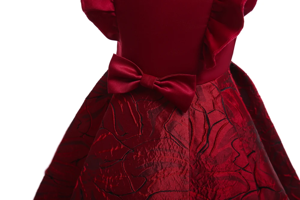 Floral Girl Dresses 2019 Summer Princess Costumes Wedding Child Clothing Ruffles Kids Dress For Girls Formal Prom Gowns 10 Years (4)