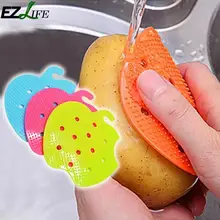 Multifuncional fácil cepillo de limpieza para la patata frutas vegetales cepillo cocina inicio gadgets cocina herramientas de cocina LPT7458