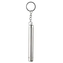 Round Moon Shape Light Aluminium Alloy Mini Flashlight XML Cree Led Flashlight Torch High Power Led keychain With portable tail