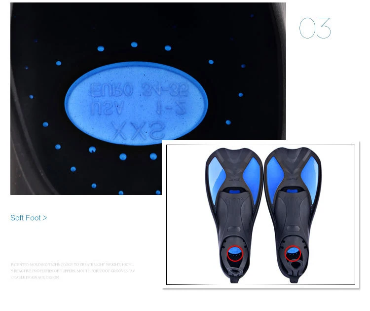 Ласты для начинающих Подводные ласты из неопрена Нескользящие туфли подводное плавание плавники для дайвинга для взрослых Сноркелинг серфинг