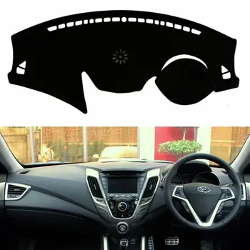

For Hyundai Veloster 2011 2012 2013 2014 2015 2016 2017 Car Styling Covers Dashmat Dash Mat Sun Shade Dashboard Cover Sun Shade