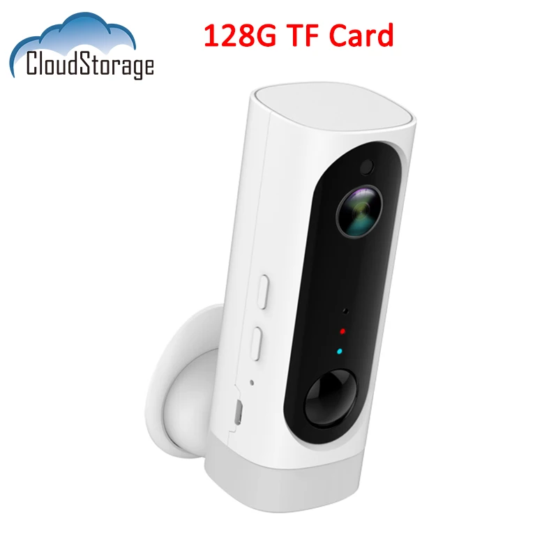 Камера видеонаблюдения с питанием от аккумулятора 720P HD Wi Fi IP 128 ГБ|Камеры