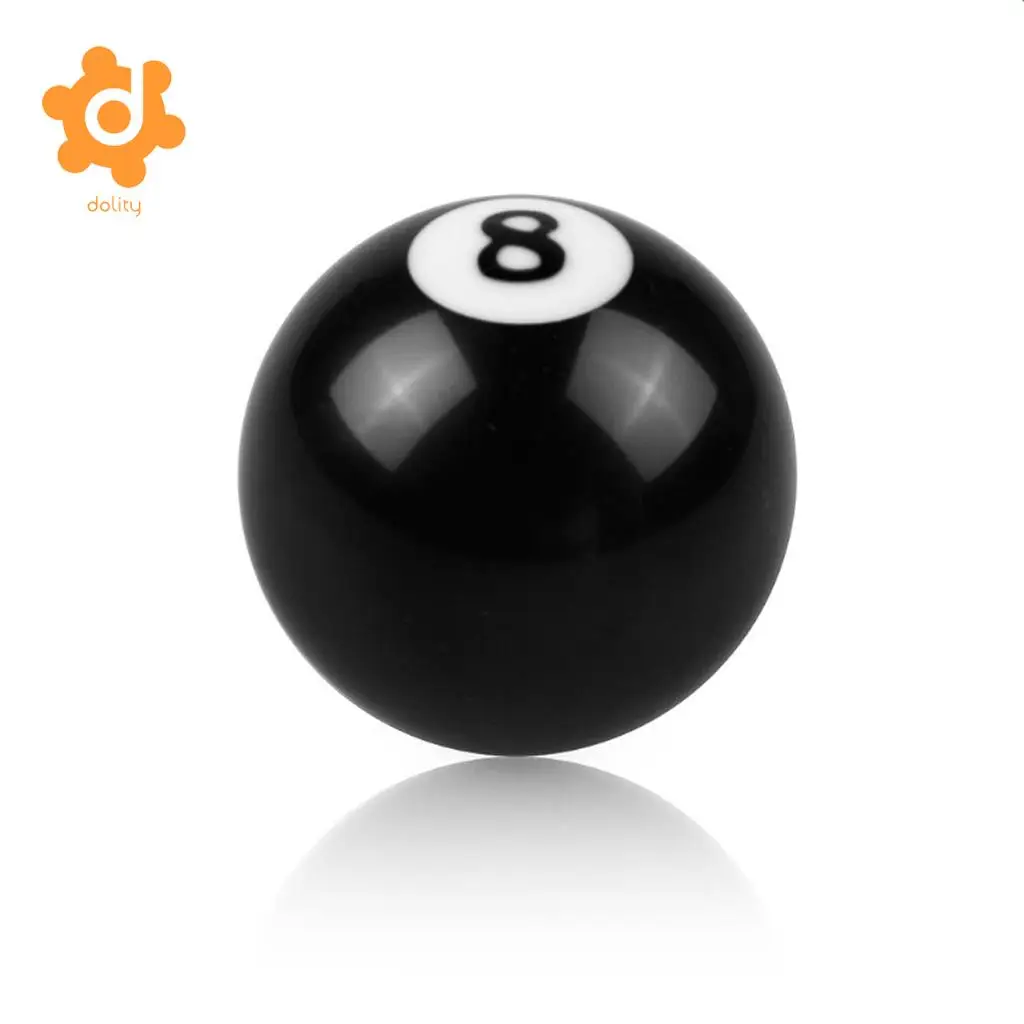 M12*1.25MM Black 8 Billiard Manual Gear Shift Knob with M10*1.5 Nut Insert