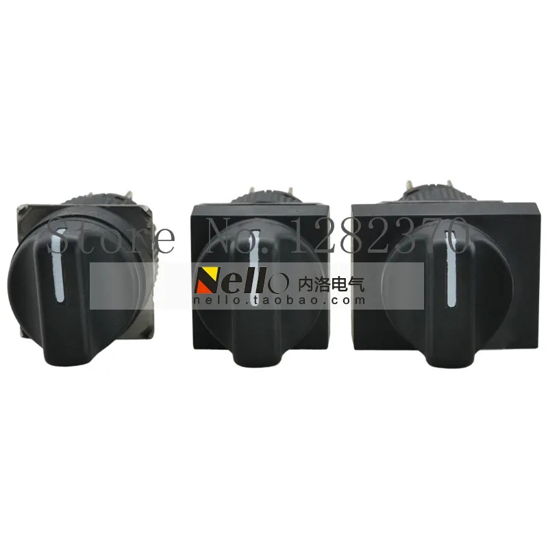 

[ZOB] 16MM original authentic original selector switch XB6EA / C / DD232F 3 files 222F 2 files 2NO / NC round Rectangular-10pcs