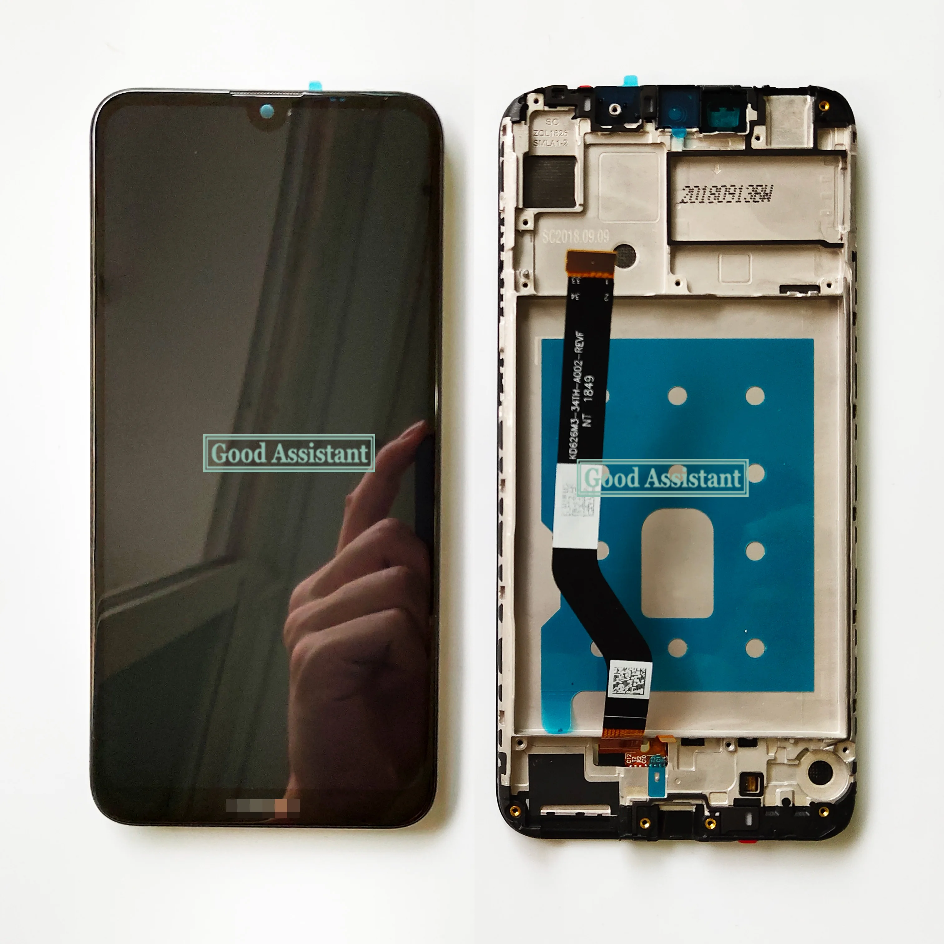 ЖК дисплей 6 3 дюйма для Huawei Y7 2019/Huawei Prime 2019 / Pro сенсорный экран с дигитайзером в