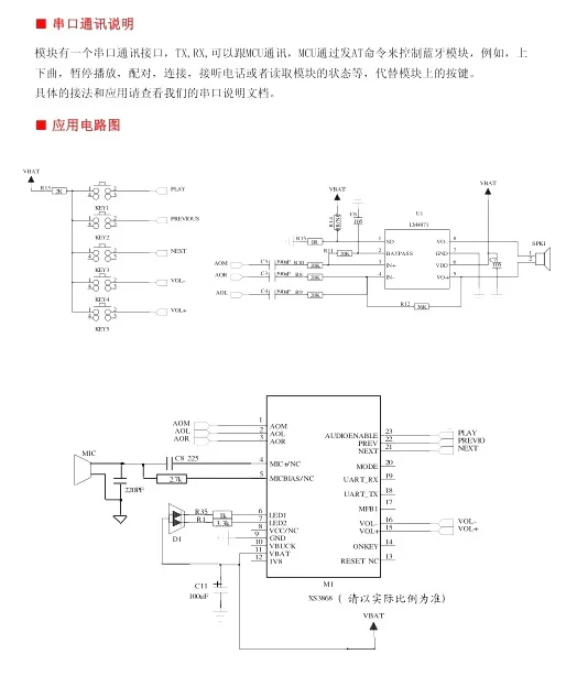 1 шт. XS3868 XS-3868 Bluetooth стерео аудио чип управления модулем OVC3860 модуль Bluetooth