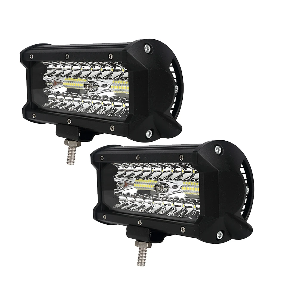 

12V 24V 7inch 120w LED work light bar combo beam car Driving lights for Off Road truck 4WD 4x4 UAZ motorcycle Lamp auto fog lamp