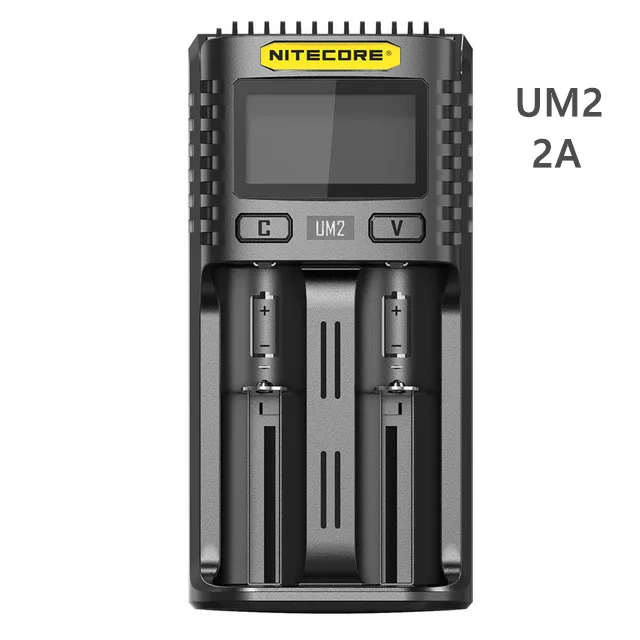 NITECORE UMS4 UMS2 SC4 интеллигентая(ый) быстрее зарядки превосходное Зарядное устройство с 4 слота Выход совместимый 18650 14450 16340 АА Батарея - Цвет: UM2