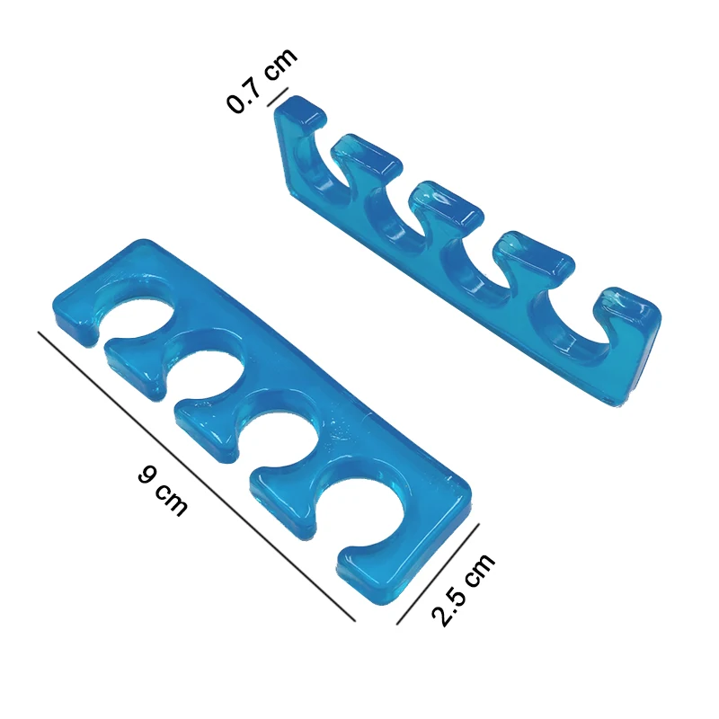 1pair Silicone Nails Toes Seperator Nail Art Decoration Tools Salon Pedicure Manicure Tool Feet Care Pedicure Hand Spacer