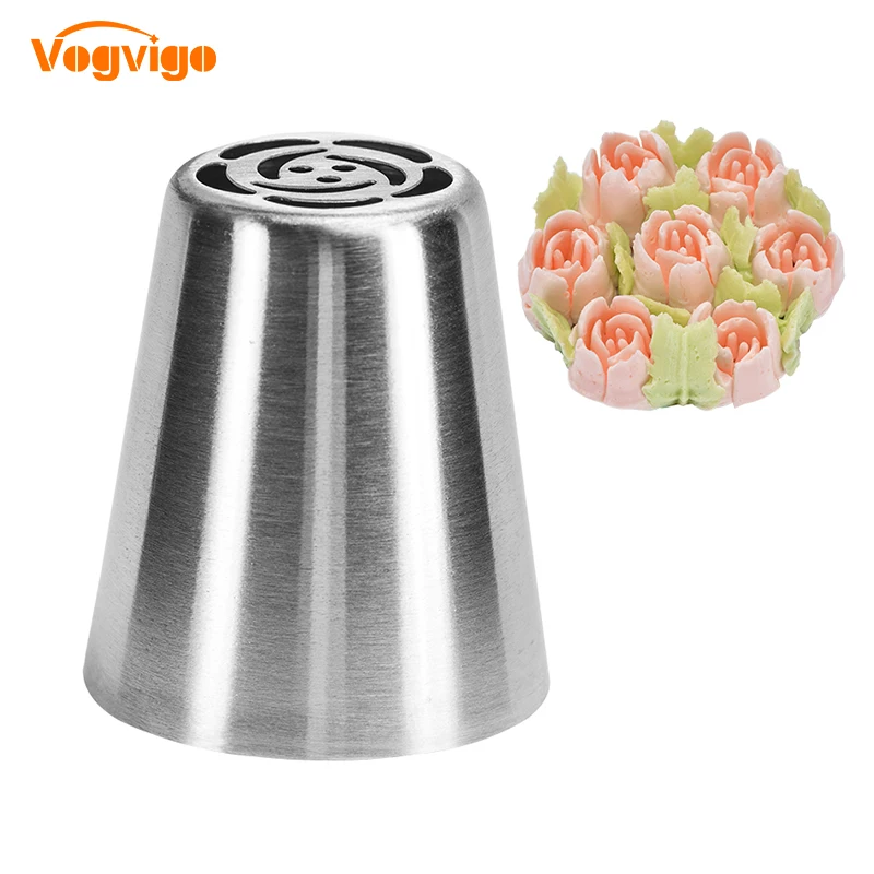 

VOGVIGO New Icing Nozzles 1PC Stainless Steel Nozzles Cupcake Baking Cake Decorating Tools Baking Tools
