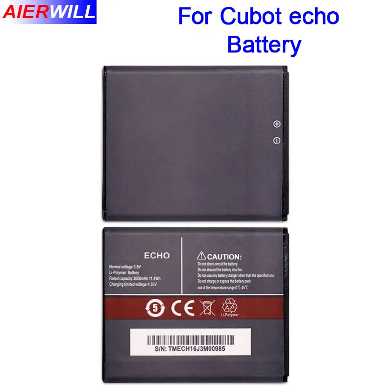 Аккумулятор 3000 мАч для CUBOT ECHO Bateria Batterij AKKU Mobile высокого качества|Аккумуляторы