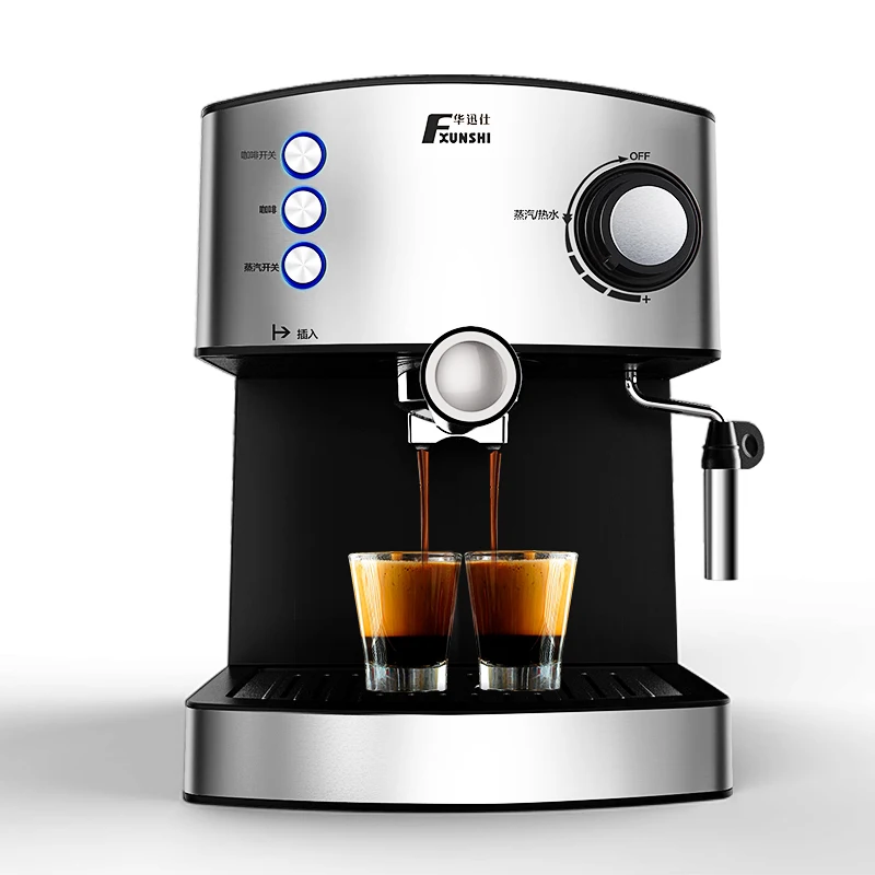 

Italian Coffee Machine Semi-automatic Coffee Maker Household Espresso Machine 15Bar Pump Pressure Commercial Steam Milk Frother