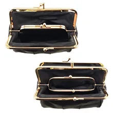 BELLO TUTTI – Mini porte-monnaie Original en peau de mouton pour femmes, petits portefeuilles à cadre métallique, sac à monnaie, nouvelle collection