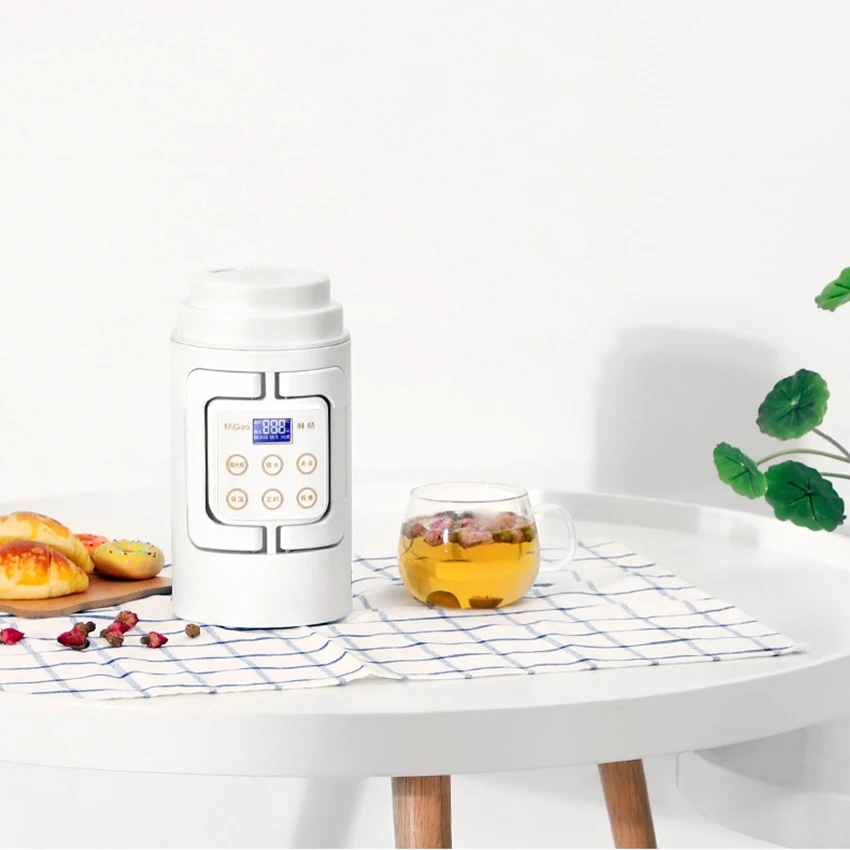 Portable Multifunction Electric Kettle Travel Camping Water Boiler Household Automatic Heating  Stainless Steel Teapot 110V-250V