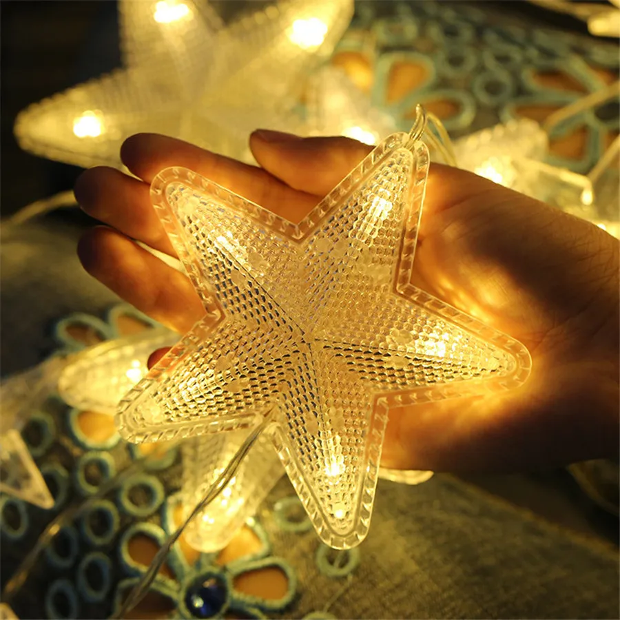 Cortina de Led Festa de Casamento de Fadas Luz do Sincelo 220v com Plugue da ue Thrisdar Estrela Romântico Janela Luz Cordas Natal 3.5m 19 de Fadas Estrela Luz Do Sincelo 220v Com plugue DA UE