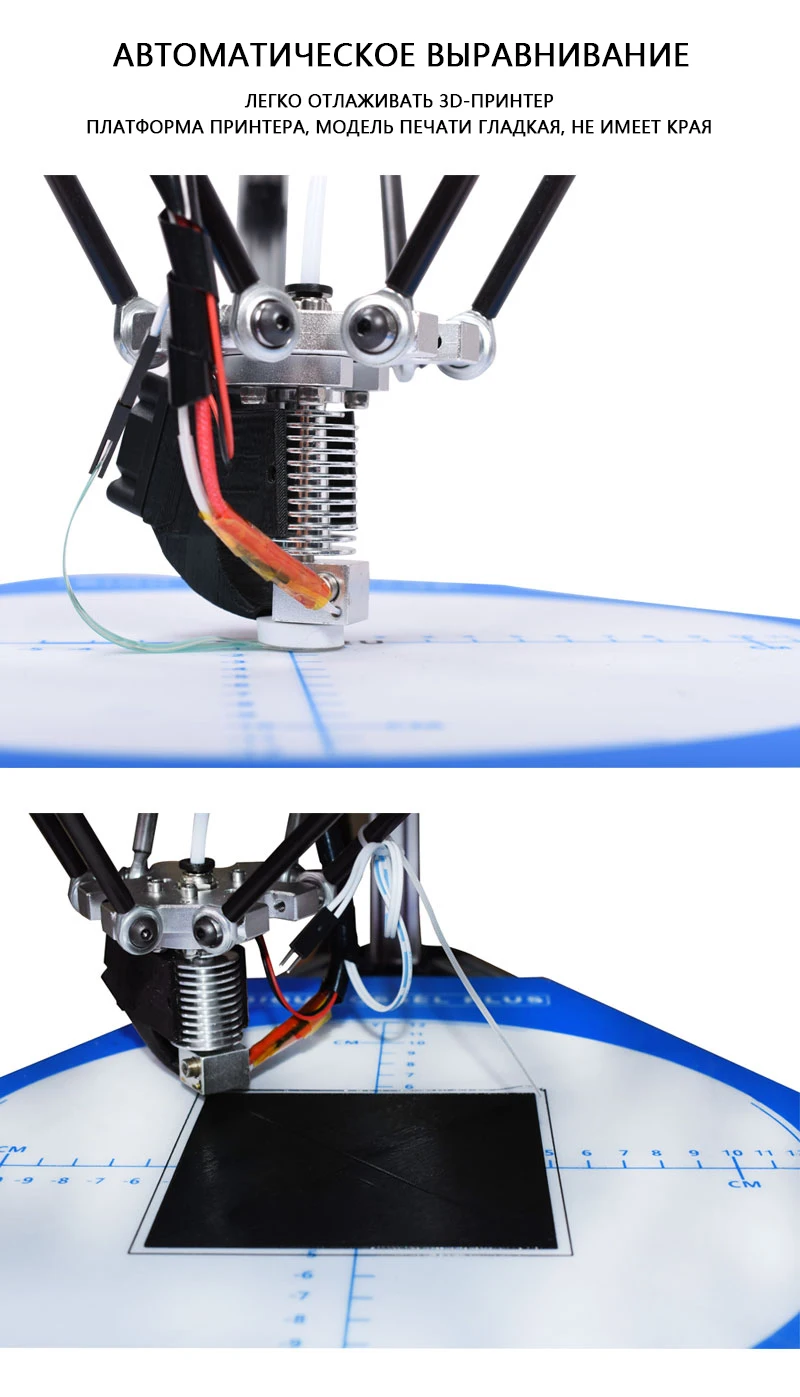 BIQU 3D принтер Высокая точность Kossel Plus/Pro DIY автоматическое выравнивание Kossel Reprap 3D-принтер машина алюминиевый HeatBed BLTOUCH