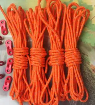 

Tent Canopy Accessories Windproof Reflective Rope 5mm 3mm Free Segment