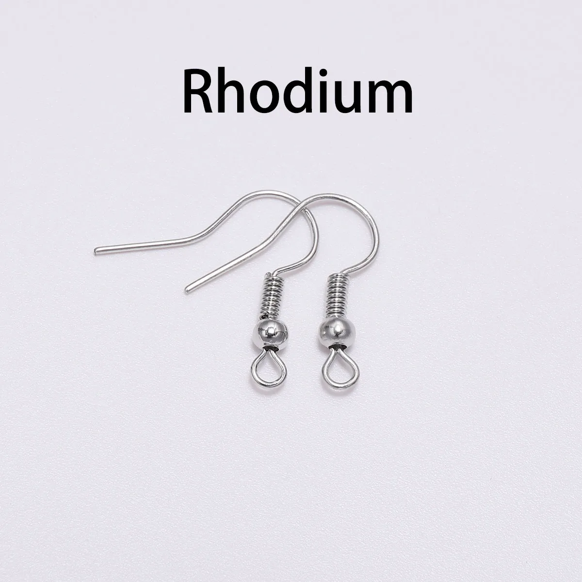 100pcs/lot 20*17mm 10 Color Iron Bead Charms Earring Wires With Ear Hook Earrings Clasp Findings Supplies For Jewelry Making DIY