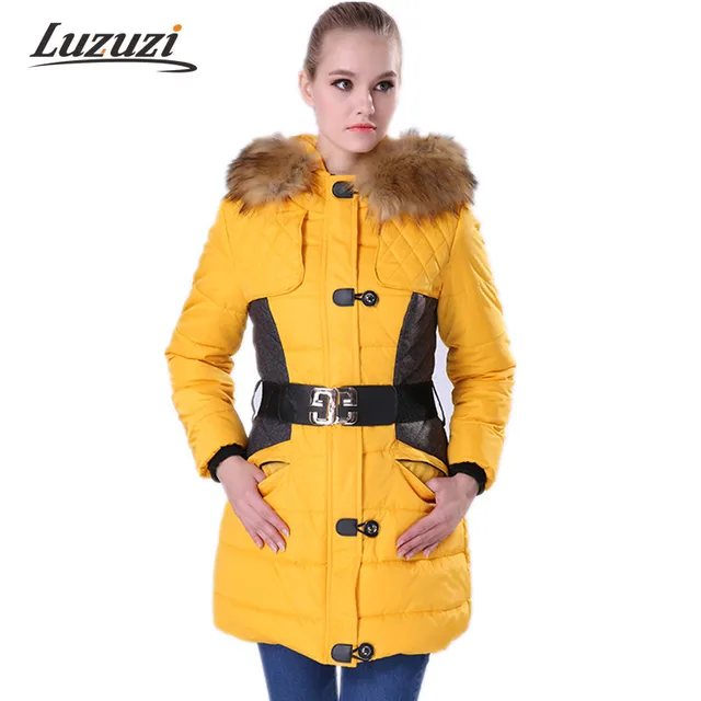 Donne Cappuccio Giacca Cappotti Patchwork Con Invernale Imbottito warUSCqwt