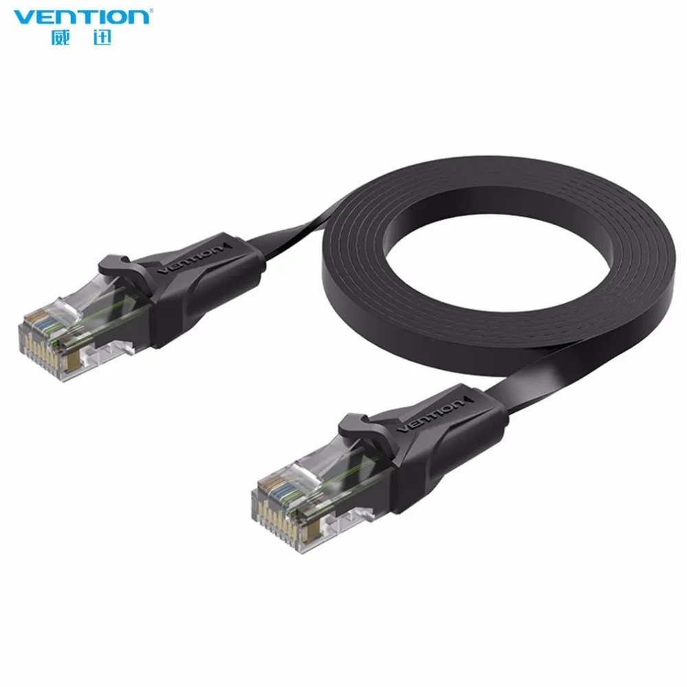 Vention High Speed UTP Cat6 Flat Gigabit Network Cable 1000Mbps RJ45 Ethernet Cable Patch LAN Cord For XBox Computer Router vention usb 3 0 m gigabit ethernet rj45 f сетевой адаптер
