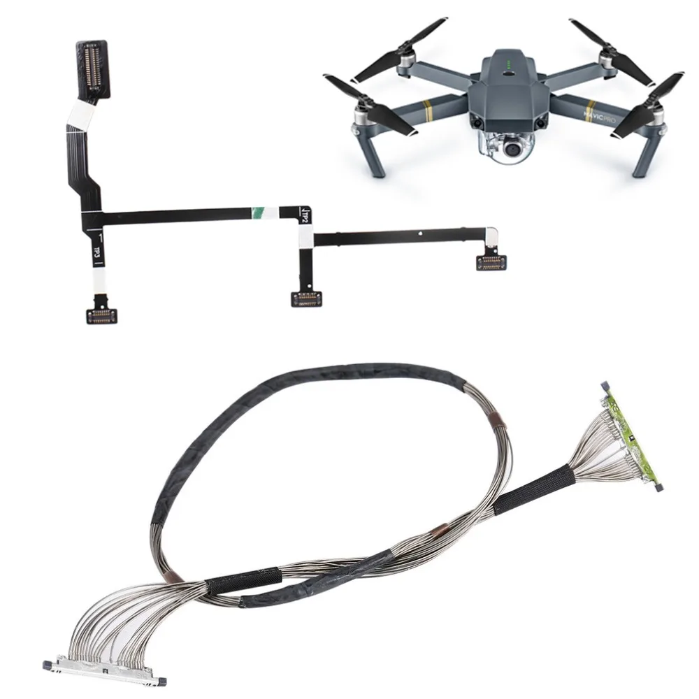 DJI Mavic Pro сигнальный кабель Gimbal ремонтные наборы для DJI Mavic Pro Drone Запчасти для камеры PTZ Трансмиссия видео передача Гибкая линия - изображение